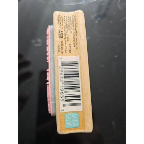 Cat & Chloe Wood Rubber Stamp "Make A Wish"‎ Birthday Candle Design - Picture 2 of 4